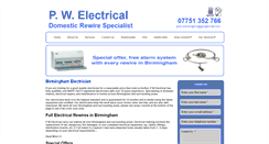 Desktop Screenshot of electrician4birmingham.co.uk